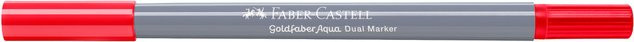 Faber Castell Goldfaber Aqua Dual Marker Geraniumrot Hell mit Brush-Spitze - Bild 1