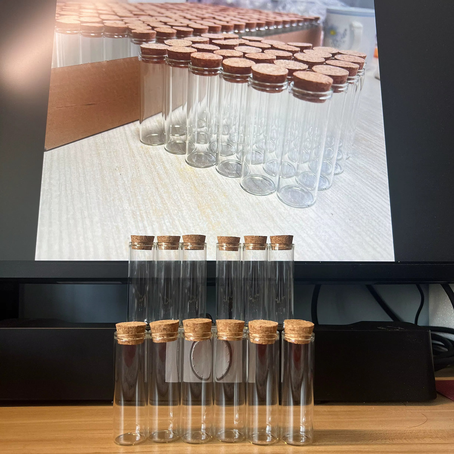 LYGIL Glasflaschen mit Korken, transparente kleine Fläschchen für Gastgeschenke und Hochzeiten, 15 ml - Bild 2