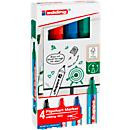 Edding 383 Flipchartmarker Set mit Keilspitze, farbsortiert (Schwarz, Rot, Blau, Grün), 4er Pack - Bild 2