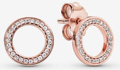 YIRAN Jewelry Ohrstecker 925 Silber, Rosa Daisy Blume, Zirkonia, Damen - Bild 1