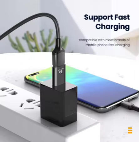 OTG USB-C auf USB-A Adapterkabel in Schwarz für Macbook, Huawei, Xiaomi und Realme - Bild 5