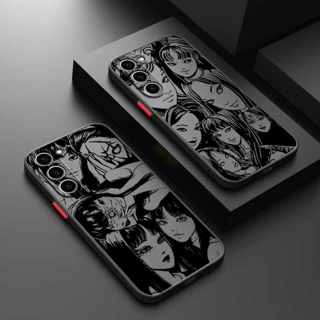 Mattierte durchscheinende Handyhülle Tomie Kawakami für Samsung Galaxy S25 S24 S23 S22 S21 S20 S10 FE Ultra Plus Lite transparent - Bild 1