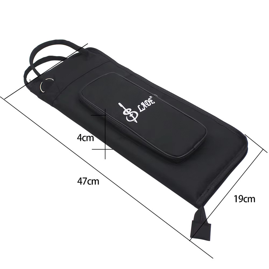 SLADE Drumstick Tasche aus Baumwolle in Rot für Percussion Instrumente als Shoulder Carry oder Handheld mit staubdichter Lagerung - Bild 2