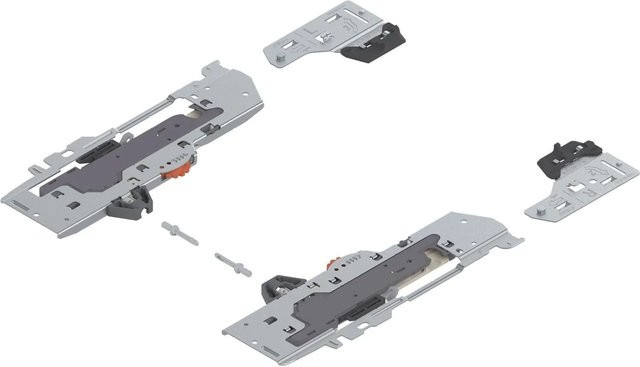 Blum Tandembox Typ S0 Tip-On Blumotion Schubladenelement für 0-10 kg in Weiß und Silber - Bild 1