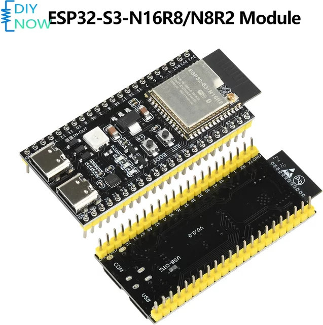 DIY NOW ESP32-S3 Entwicklungsboard mit WLAN und Bluetooth in Schwarz - Bild 1