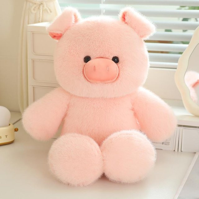 Süßes weiches Schwein, Stofftier Plüschkissen, 45cm, ab 14 Jahren - Bild 1