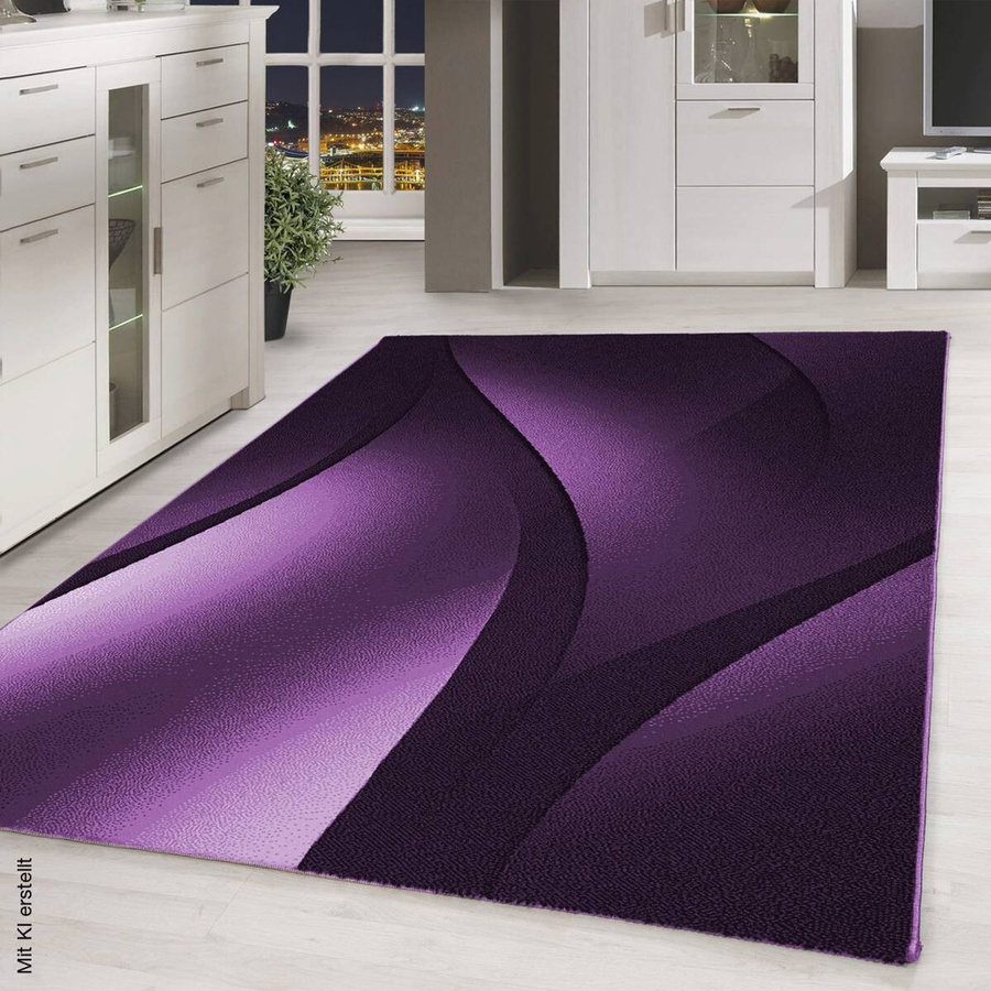 Ayyildiz Teppich PLUS moderner Webteppich in Lila, B: 120 cm, L: 170 cm - Bild 5