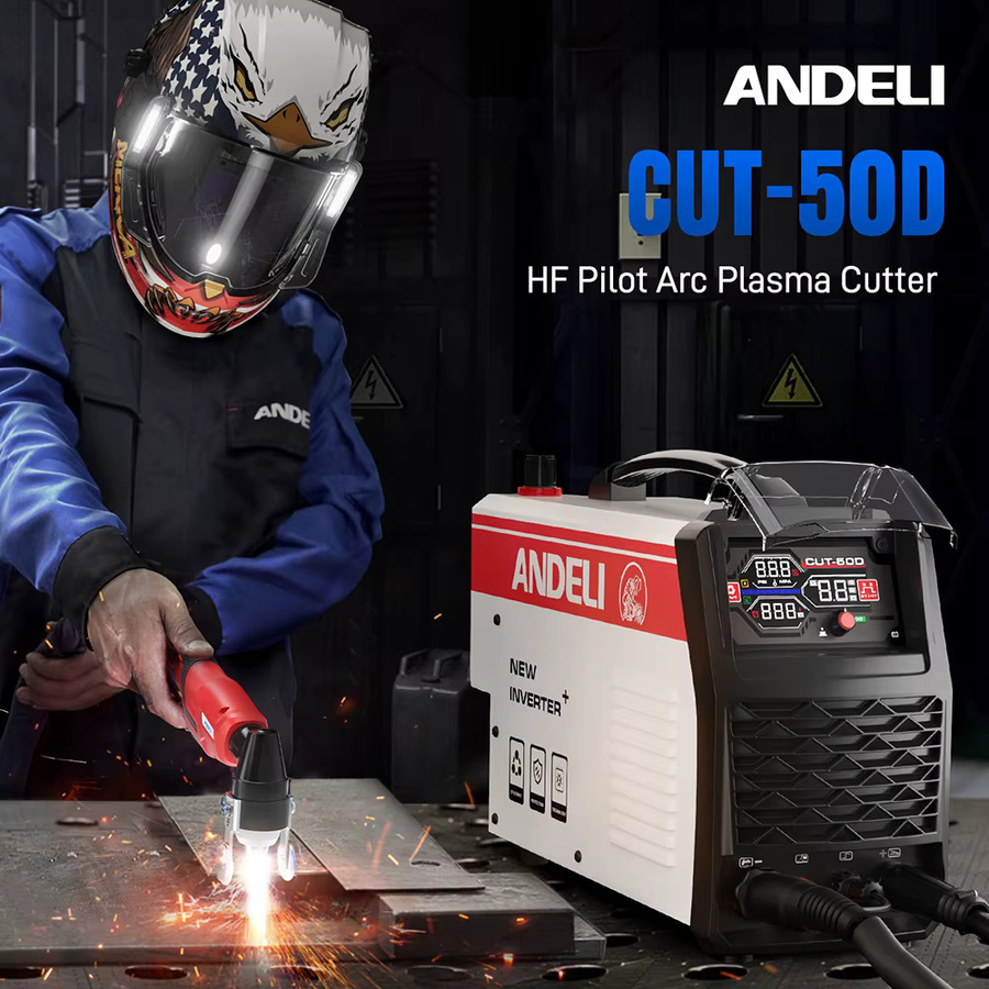 ANDELI Plasmaschneidemaschine 50A HF Pilot ARC Non-Touch DC Inverter mit maximaler Schneidleistung 16mm - Bild 2