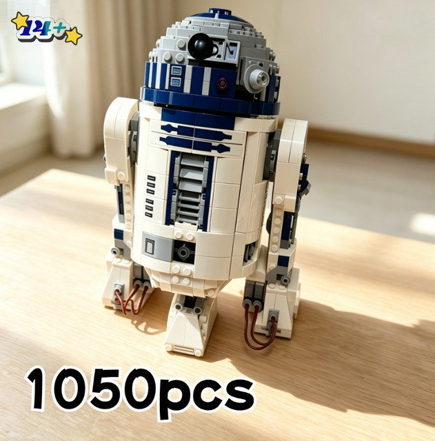 Hot Toys R2-D2, Baustein-Bausatz, Weltraum, 1.050 Teile, ab 14 Jahren - Bild 1