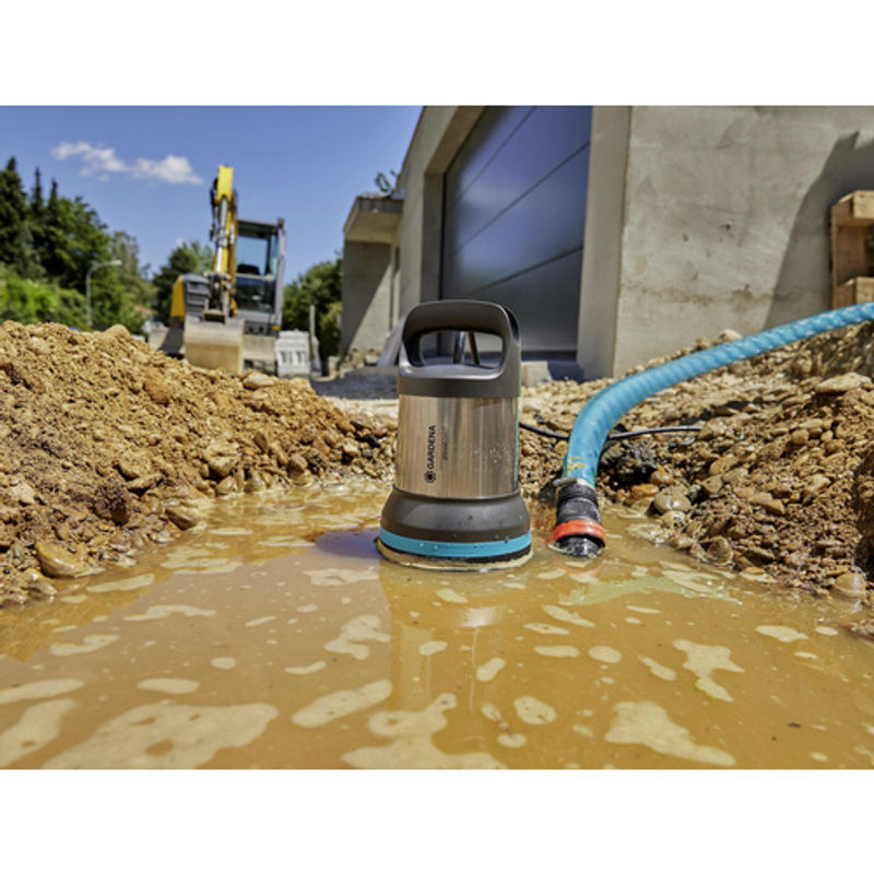 GARDENA Schmutzwasser-Tauchpumpe 20000 Aquasensor in Silber/Anthrazit, B/T/H: 19,4 x 27,3 x 37,9 cm - Bild 3