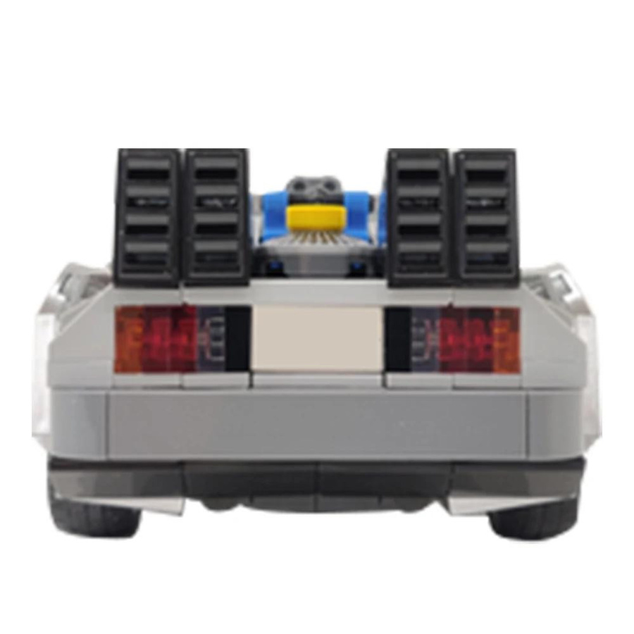 Yiran toy Zurück in die Zukunft Delorean Rennwagen Zeitmaschine Bausteine Science-Fiction ab 14 Jahren - Bild 3