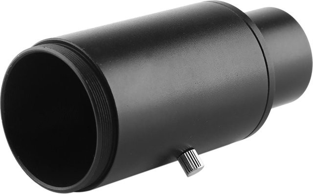 Andoer CA1 T-Mount Adapter mit M42 Gewinde und 1,25 Zoll Aluminiumlegierung Verlängerungsrohr in Grau - Bild 1