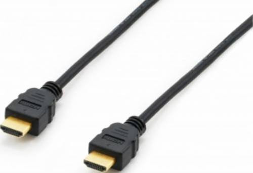 Equip HDMI Anschlusskabel mit vergoldeten Steckkontakten, Länge: 10,00 m, Schwarz - Bild 1