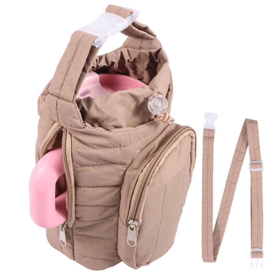 Willstar Tragbare Wasserflaschentasche mit verstellbarem Schultergurt und Handytasche für Wandern, Camping und Fitness, Breite: 26,0 cm, Tiefe: 14,0 cm - Bild 7