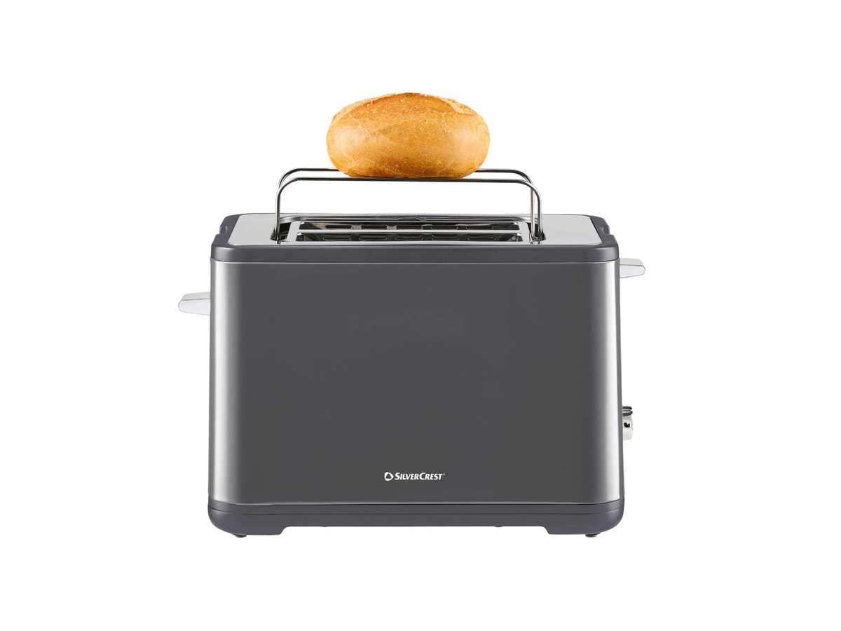 SILVERCREST Doppelschlitz-Toaster STC 850 E4 in Grau mit Auto-Shutoff - Bild 3