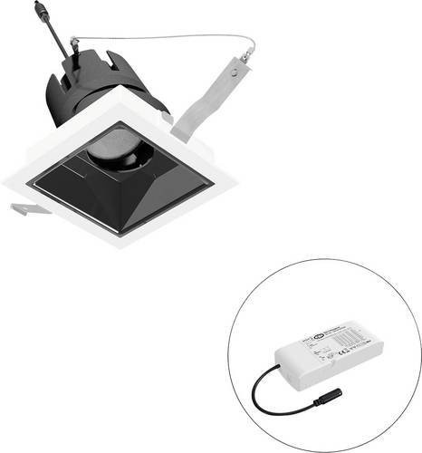 EVN LED-Deckenstrahler F04R09SM0630L55D quadratisch in Schwarz oder Weiß - Bild 1
