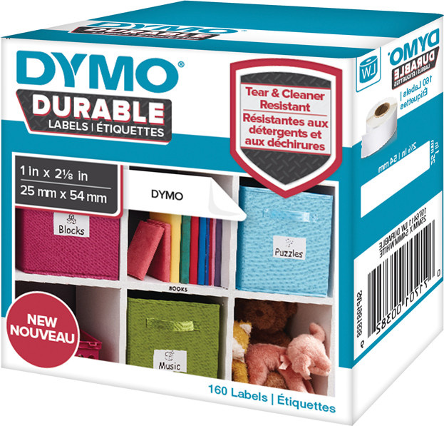 DYMO LabelWriter Address Klebeetiketten weiß B: 5,4 cm, H: 2,5 cm, 160 Stück pro Rolle - Bild 1
