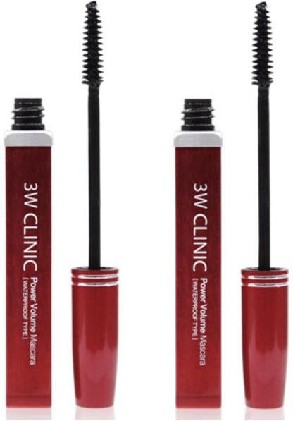 3W CLINIC Power Volume Mascara Wasserfest, 7 ml - Bild 1