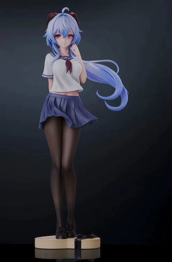 Bandai Genshin Impact Ganyu Figur in Schuluniform aus PVC, Höhe: 25 cm - Bild 2