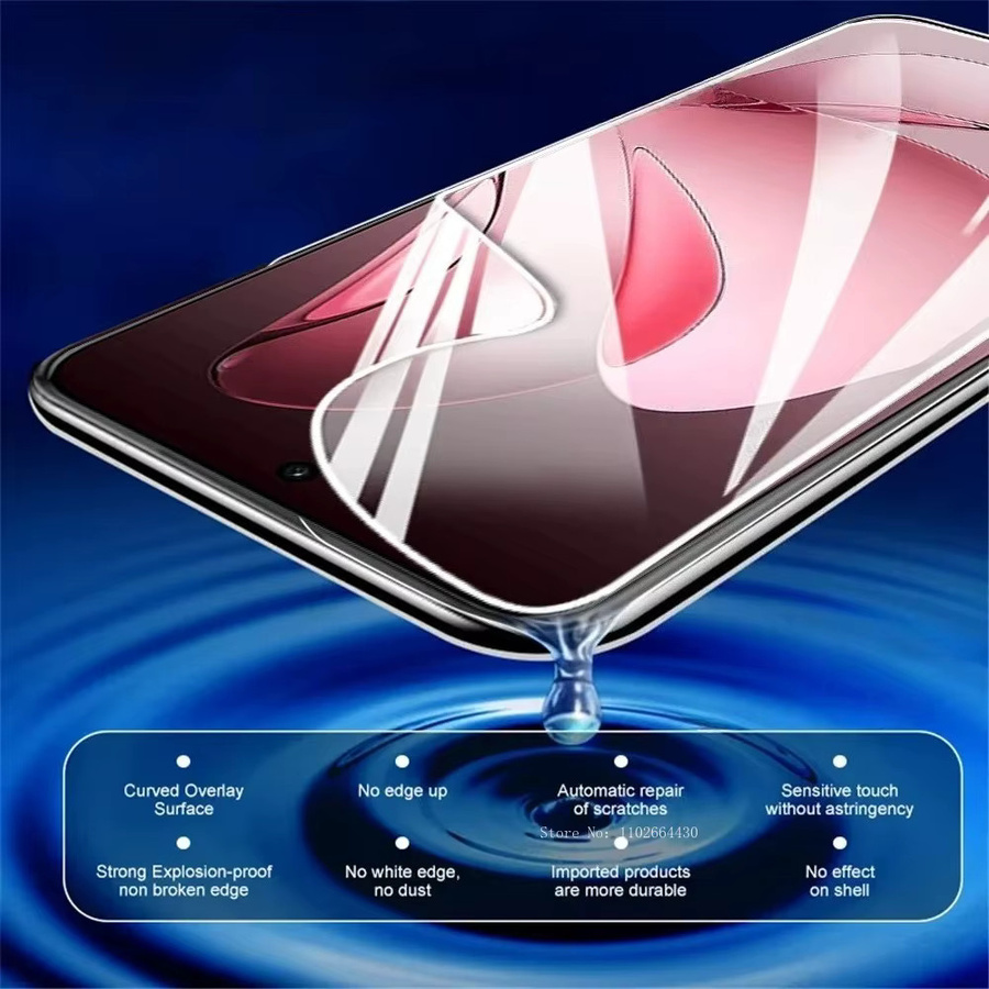 4er-Pack High Definition Hydrogel Displayschutzfolien für OPPO Reno 15 Pro, OPPO Find X9 Pro und OPPO Reno 15C, transparent - Bild 2