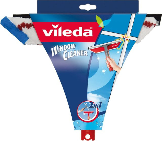 Vileda Profi-Fensterwischer Handgerät in Rot - Bild 1