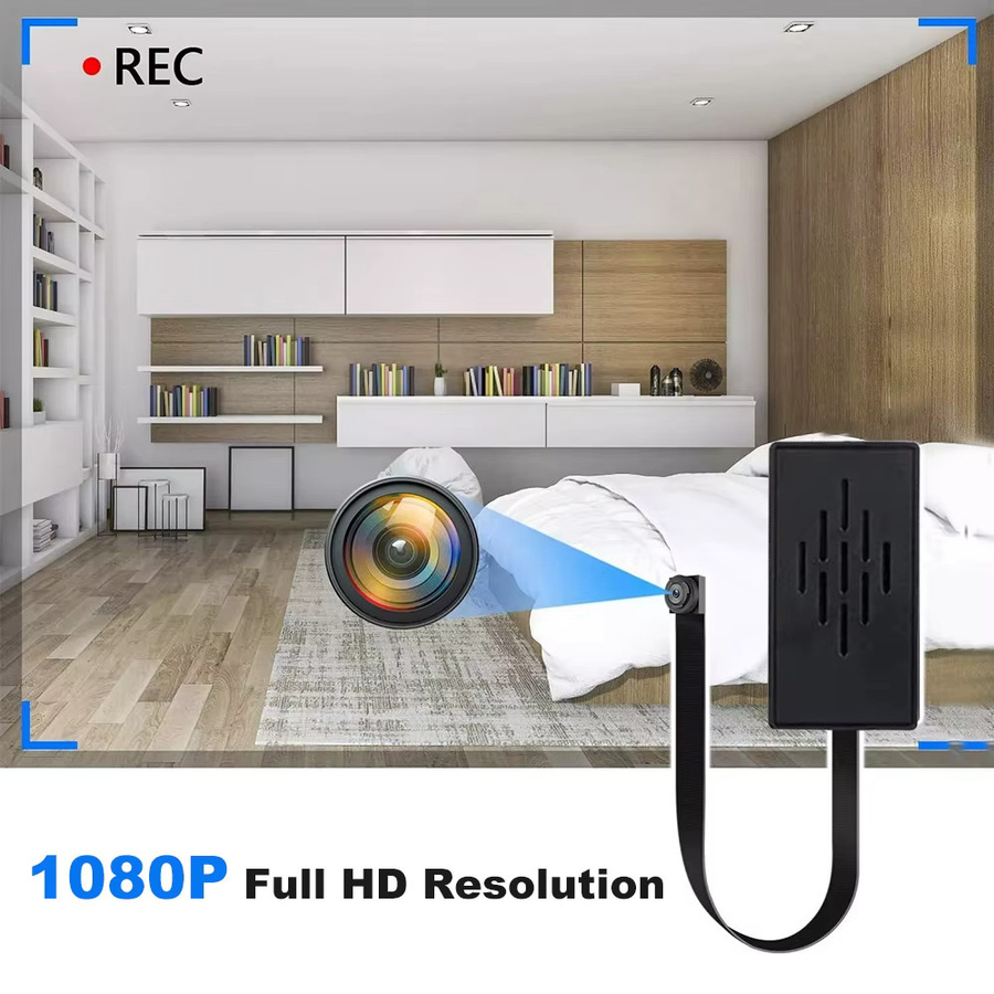 Virwir Mini WiFi Kamera HD 1080P Tragbares DIY Modul mit Bewegungserkennung und Remote View in Schwarz - Bild 3