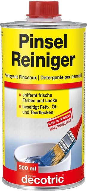 Decotric Pinselreiniger transparent und gelb, 500 ml - Bild 1
