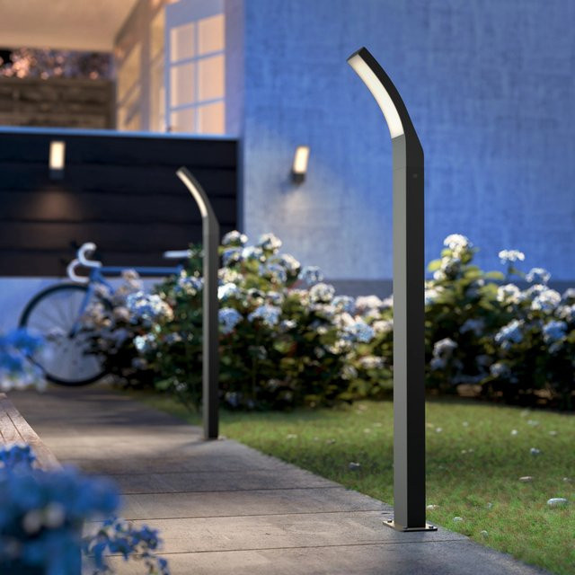 Philips Splay Wegeleuchte für Garten und Außenbereich in Anthrazit mit warmweißem Licht - Bild 1