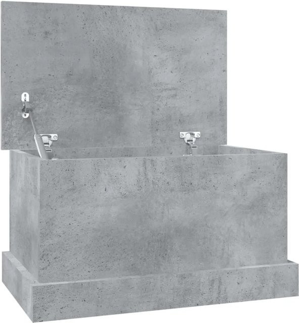 vidaXL Truhe aus Holzwerkstoff in Betongrau, B/T/H: 50 x 30 x 28 cm - Bild 1