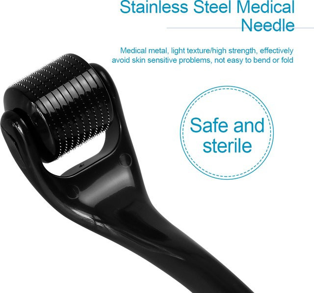ZGTS Derma Roller, Titan Edelstahl, 540 Pins, Unisex - Bild 1