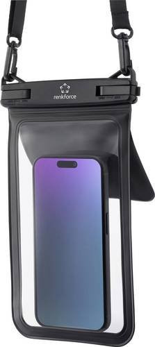 Renkforce Wasserdichte Smartphone Hülle Universal Outdoorcase in Schwarz und Transparent für Mi-Modelle - Bild 1