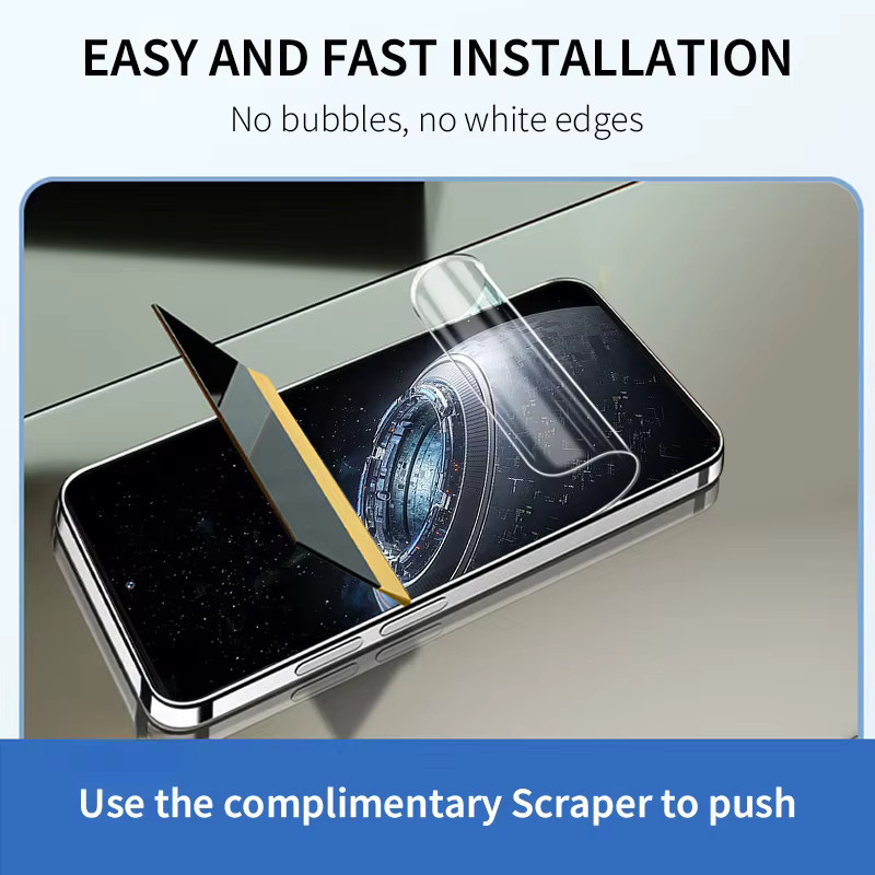 TPU HD Flexible Hydrogel Displayschutzfolie für Infinix GT 20 Pro, Hot 20s, 20i, 30i, 40i, 30, 40, 50 Pro, transparent - Bild 5