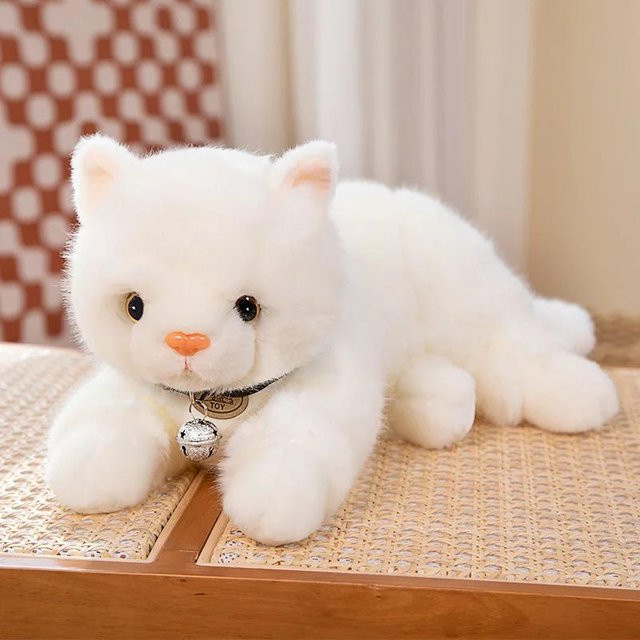 BC Pet Supplies Weiße Perserkatze, Plüschtier, 28cm - Bild 1