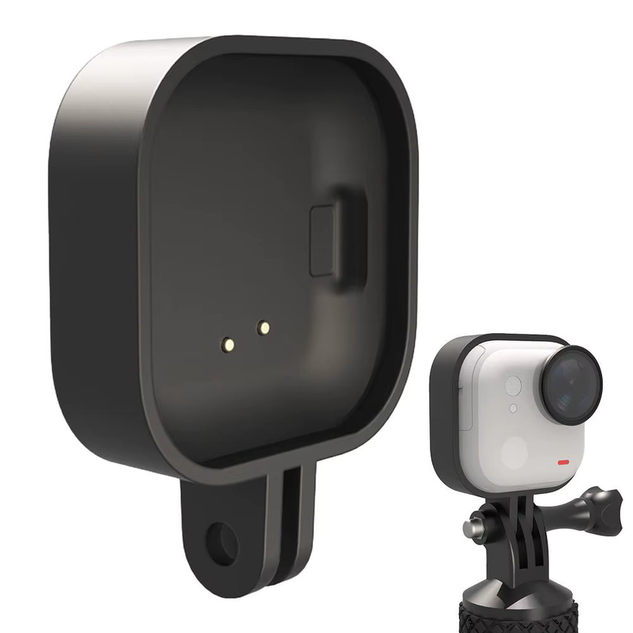 Insta360 Magnetische Ladehalterung mit Ultra Schnellverschluss für Hals- und Brusthalterung, POV Vlog Selfie-Rahmen Zubehör, Schwarz - Bild 3