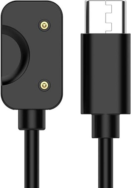 Samsung Smartwatch-Ladegerät USB-C, Schwarz, Silikon, Galaxy Fit3 SM-R390 - Bild 1