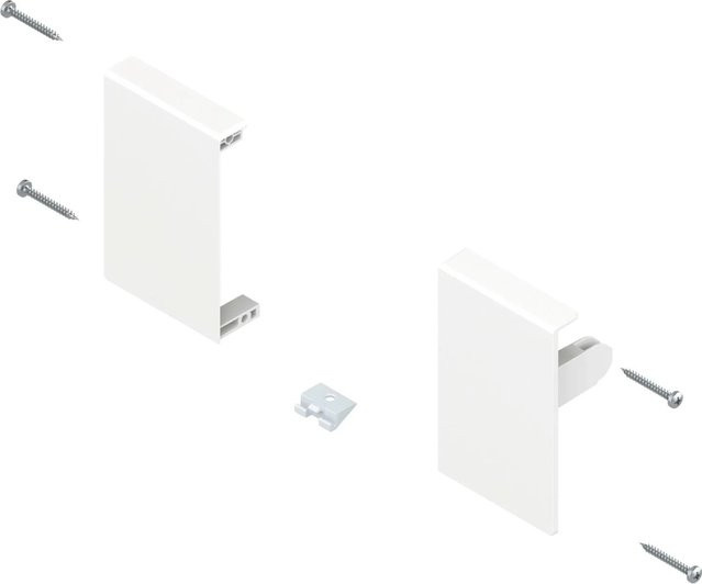 Blum Fronthalter Tandembox antaro ZIF.71M aus Kunststoff in Seidenweiß B/T/H: 37,4 x 27,0 x 20,0 cm - Bild 1