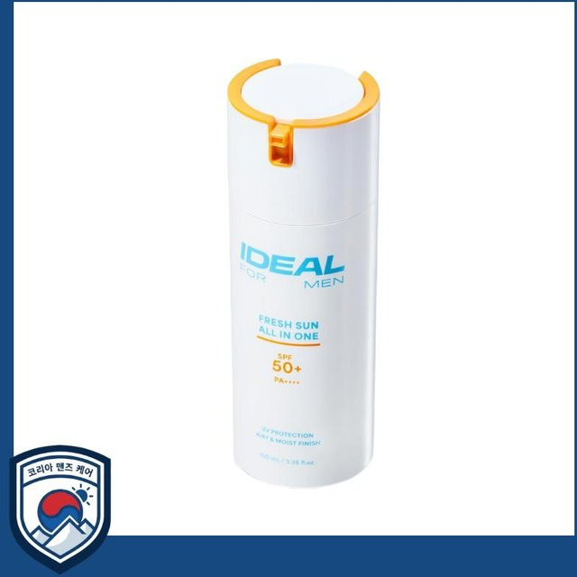 IDEAL FOR MEN Fresh Sun All-In-One Sonnencreme LSF 50+, 100 ml, Herren - Bild 1