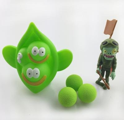 Plants vs Zombies Erbsenschießer, Actionfigur, 32er Set, ab 14 Jahren - Bild 1
