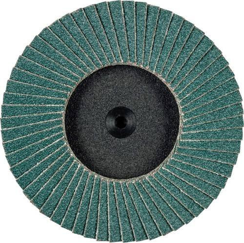 PFERD COMBIDISC Zirkon Mini-POLIFAN CDR Fächerschleifscheibe Durchmesser 75 mm Körnung 80 für gehärteten Stahl - Bild 1