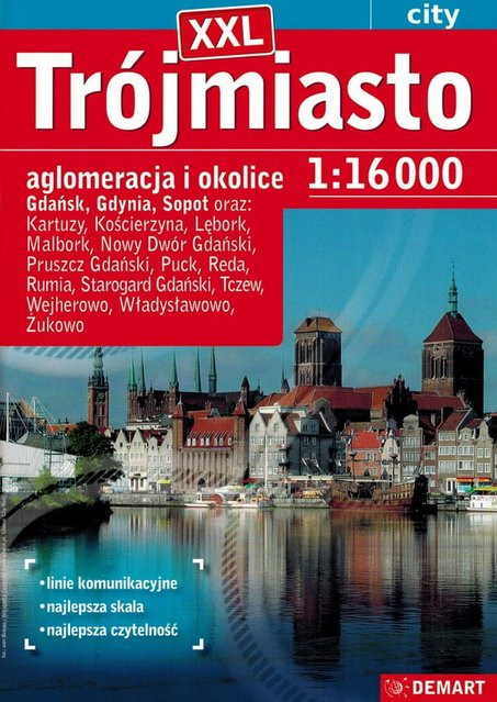 Dreistadt XXL. Danzig, Gdingen, Zoppot. Atlas der Agglomeration und Umgebung, Demart, Sachbuch - Bild 1