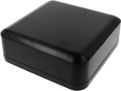 Hammond Electronics 1556HABK Universal-Gehäuse aus flammhemmendem ABS-Kunststoff in Schwarz B/T/H: 20,0 x 20,0 x 7,0 cm - Bild 1