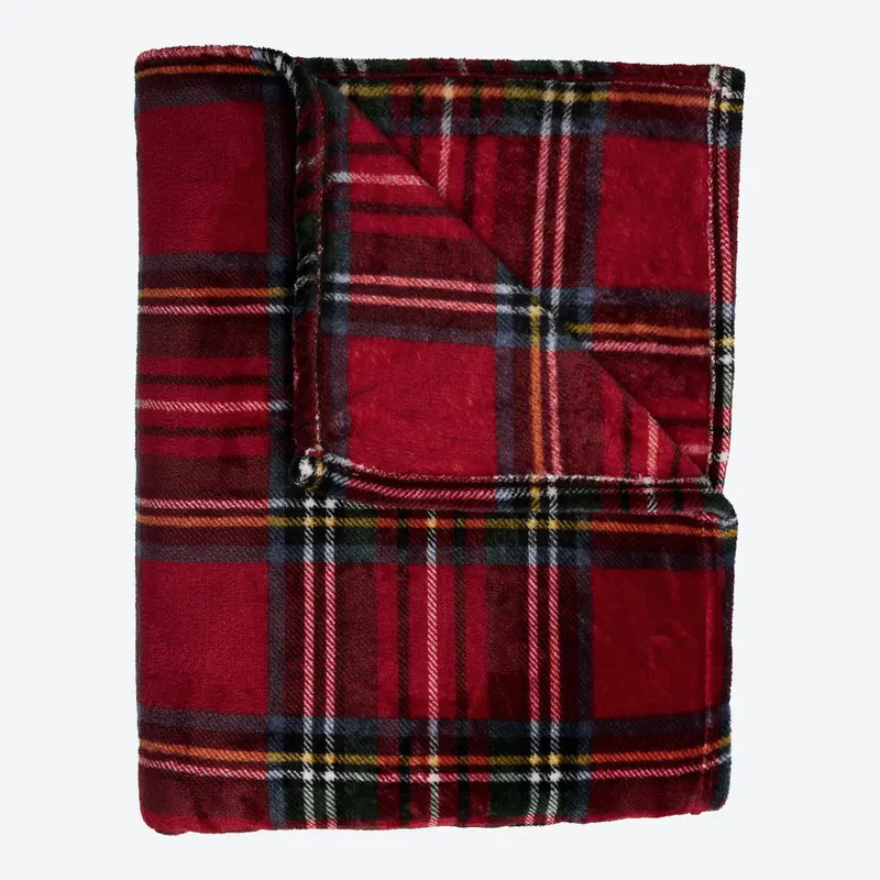 NKD Wohndecke aus Fleece in Rot, B/T: 150 x 200 cm - Bild 2
