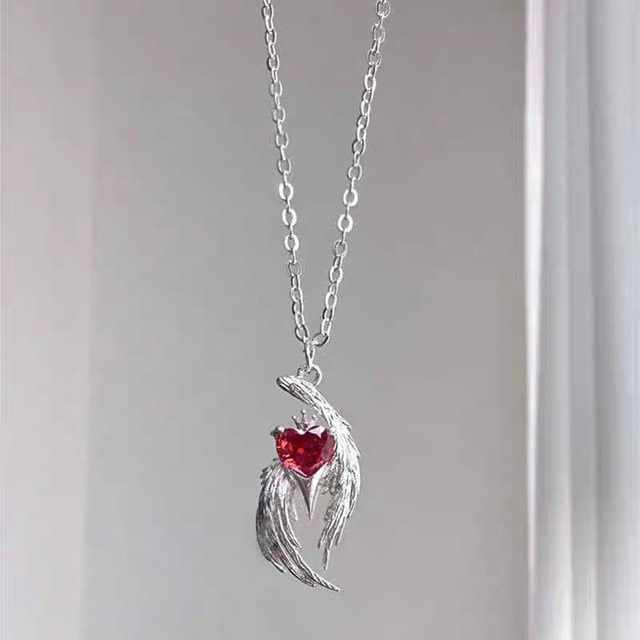 Love and Deepspace Sylus Qinche Anhänger-Halskette, Silber, Damen - Bild 1