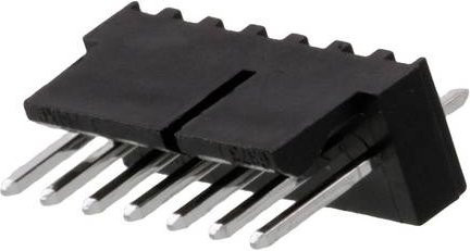 Molex Stiftleiste Standard 7-polig in Schwarz mit 2,54 mm Rastermaß - Bild 1
