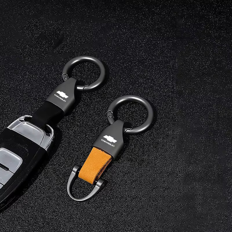 Chevrolet Schlüsselanhänger, Zinklegierung, Leder, Unisex - Bild 4