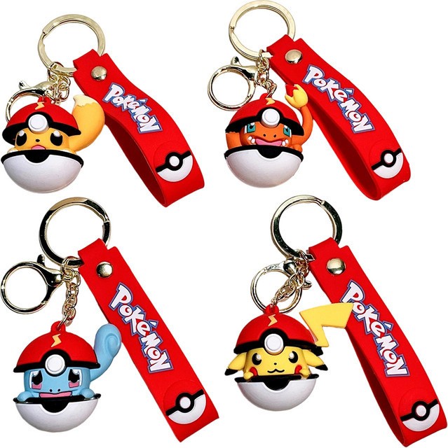 Potdemiel Pikachu Poké Ball Schlüsselanhänger, Unisex - Bild 1