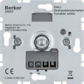 Berker DALI Drehpotenziometer Tunable White Dimmer 2997 - Bild 1