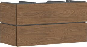 Hansgrohe Waschtischunterschrank Xilesa E mit 2 Schubladen und PushOpen, Breite: 118 cm, Tiefe: 55 cm - Bild 1