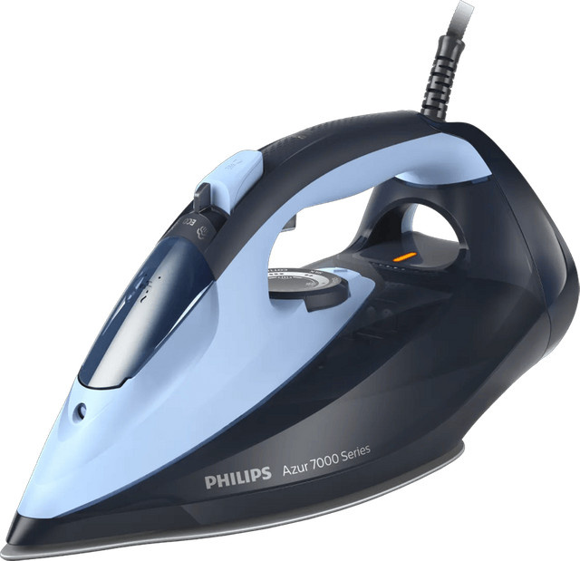 Philips Dampfbügeleisen 7000 Series DST7041/20 in Blau mit 2800 W, SteamGlide-Bügelsohle und Anti-Calc-Funktion - Bild 1