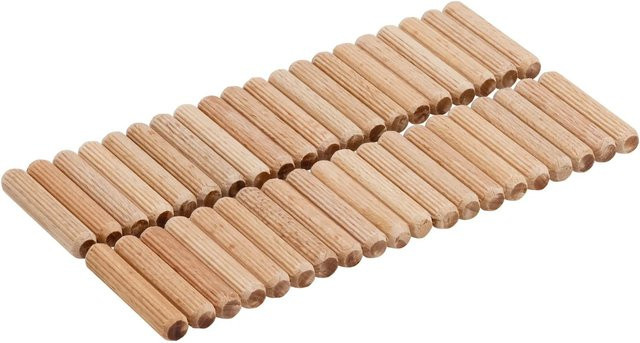 LUX-TOOLS Holzdübel braun Durchmesser: 8 mm, 40 Stück - Bild 1